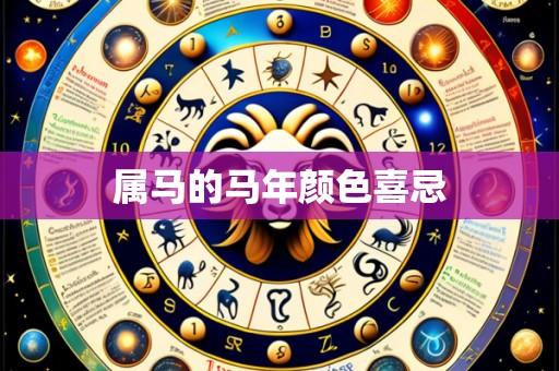 属马的马年颜色喜忌