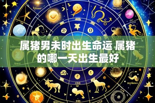 属猪男未时出生命运 属猪的哪一天出生最好