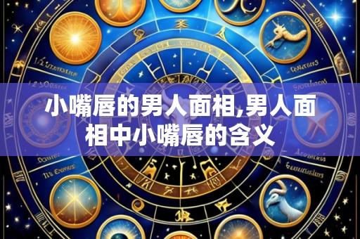 小嘴唇的男人面相,男人面相中小嘴唇的含义