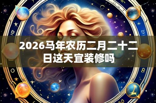 2026马年农历二月二十二日这天宜装修吗