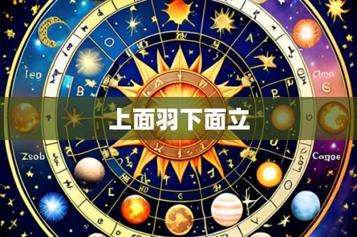 上面羽下面立