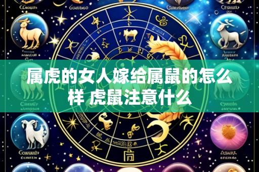 属虎的女人嫁给属鼠的怎么样 虎鼠注意什么