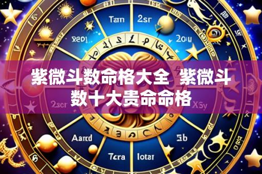 紫微斗数命格大全 紫微斗数十大贵命命格