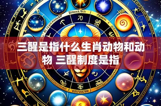 三醒是指什么生肖动物和动物 三醒制度是指