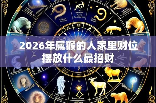 2026年属猴的人家里财位摆放什么最招财