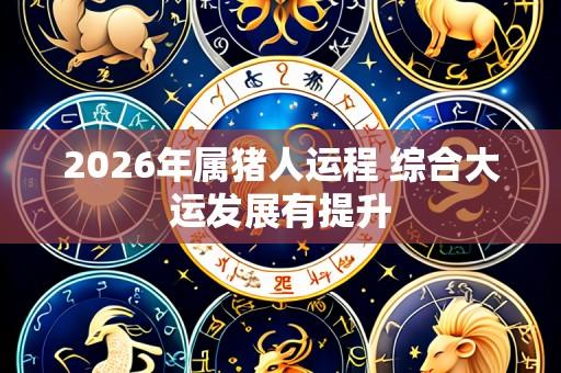 2026年属猪人运程 综合大运发展有提升