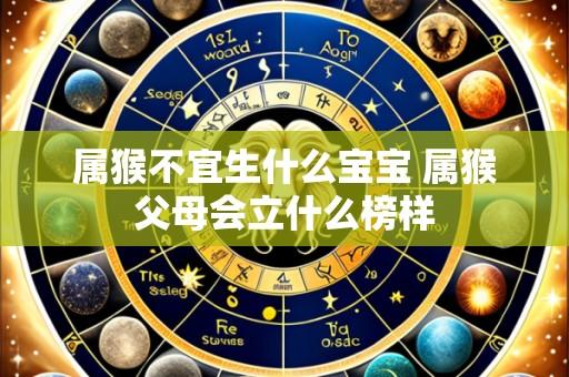 属猴不宜生什么宝宝 属猴父母会立什么榜样