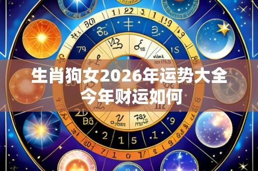 生肖狗女2026年运势大全 今年财运如何