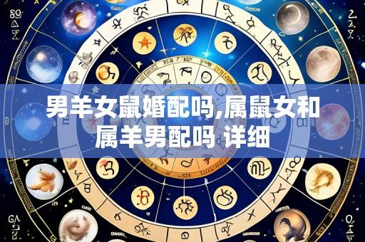 男羊女鼠婚配吗,属鼠女和属羊男配吗 详细