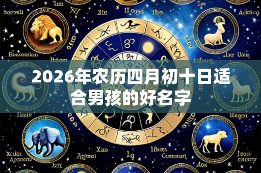 2026年农历四月初十日适合男孩的好名字
