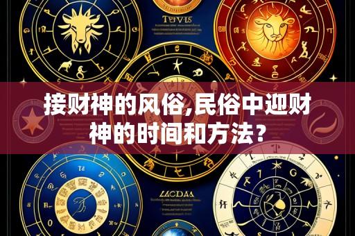 接财神的风俗,民俗中迎财神的时间和方法？
