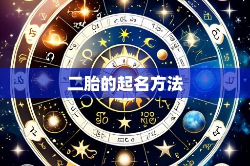 二胎的起名方法