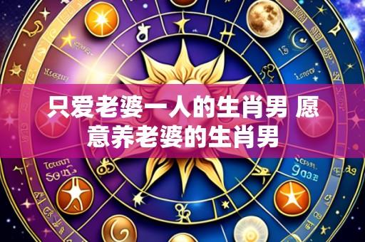 只爱老婆一人的生肖男 愿意养老婆的生肖男