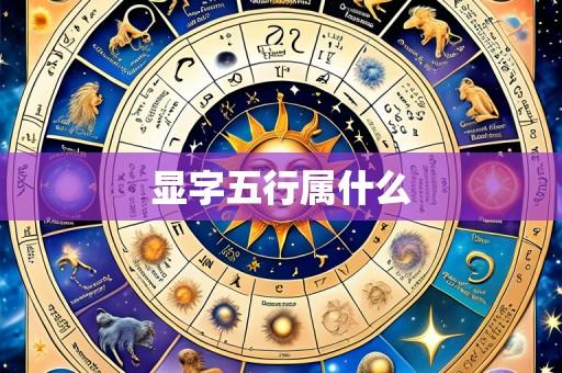 显字五行属什么