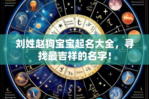 刘姓赵狗宝宝起名大全,寻找最吉祥的名字!