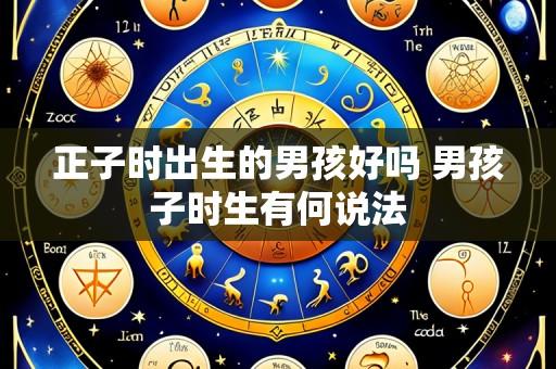 正子时出生的男孩好吗 男孩子时生有何说法