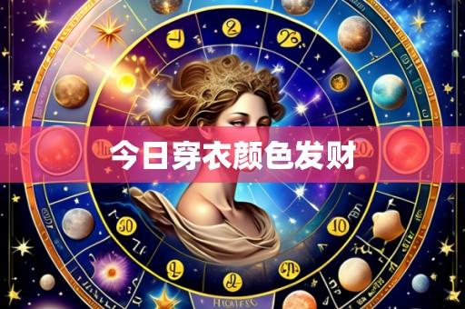 今日穿衣颜色发财