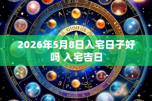 2026年5月8日入宅日子好吗 入宅吉日