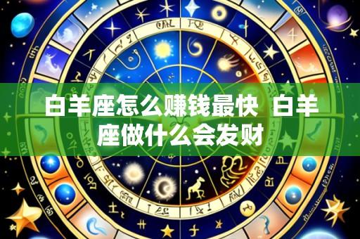 白羊座怎么赚钱最快  白羊座做什么会发财