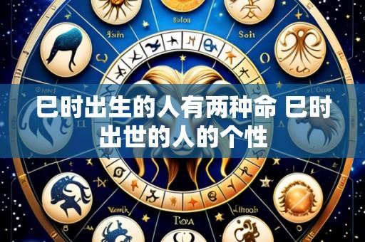 巳时出生的人有两种命 巳时出世的人的个性