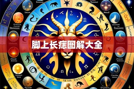 脚上长痣图解大全