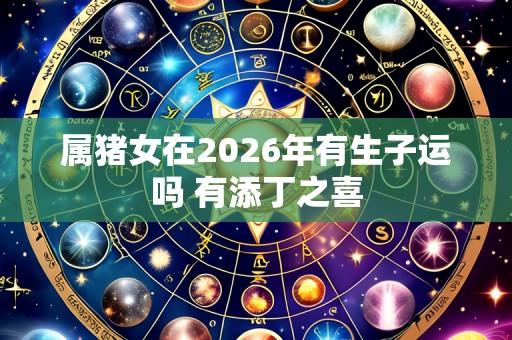 属猪女在2026年有生子运吗 有添丁之喜