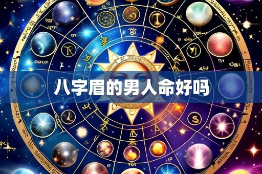 八字眉的男人命好吗