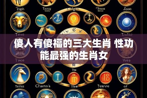 傻人有傻福的三大生肖 性功能最强的生肖女
