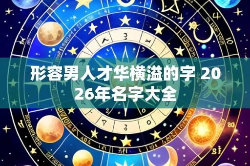 形容男人才华横溢的字 2026年名字大全