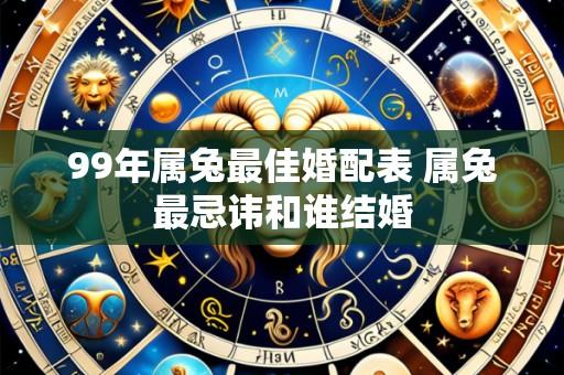 99年属兔最佳婚配表 属兔最忌讳和谁结婚