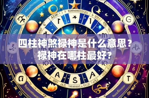 四柱神煞禄神是什么意思？禄神在哪柱最好？