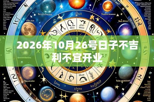 2026年10月26号日子不吉利不宜开业