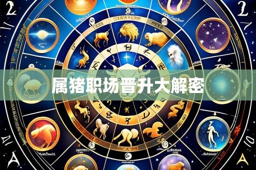 属猪职场晋升大解密