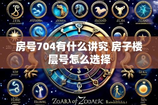 房号704有什么讲究 房子楼层号怎么选择