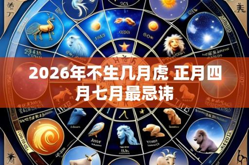 2026年不生几月虎 正月四月七月最忌讳