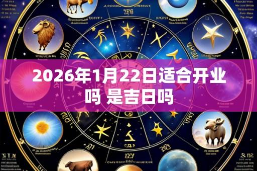 2026年1月22日适合开业吗 是吉日吗