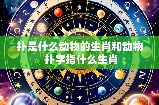 扑是什么动物的生肖和动物 扑字指什么生肖