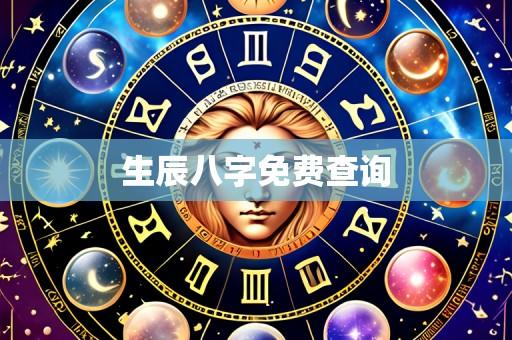 生辰八字免费查询