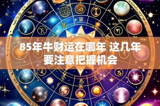 85年牛财运在哪年 这几年要注意把握机会