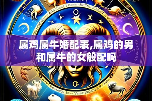属鸡属牛婚配表,属鸡的男和属牛的女般配吗