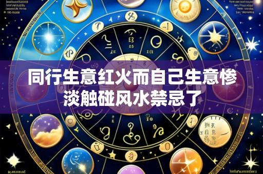 同行生意红火而自己生意惨淡触碰风水禁忌了