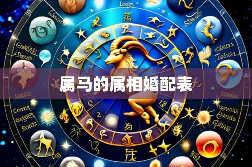 属马的属相婚配表