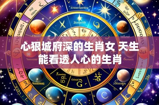 心狠城府深的生肖女 天生能看透人心的生肖