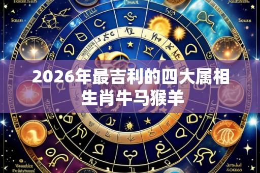 2026年最吉利的四大属相 生肖牛马猴羊