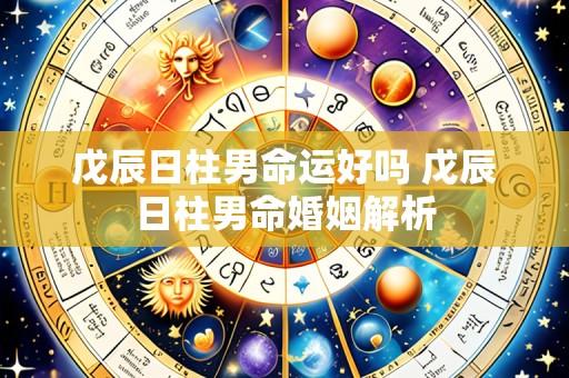 戊辰日柱男命运好吗 戊辰日柱男命婚姻解析