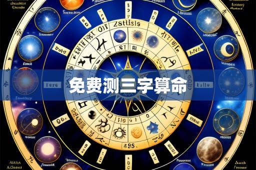 免费测三字算命