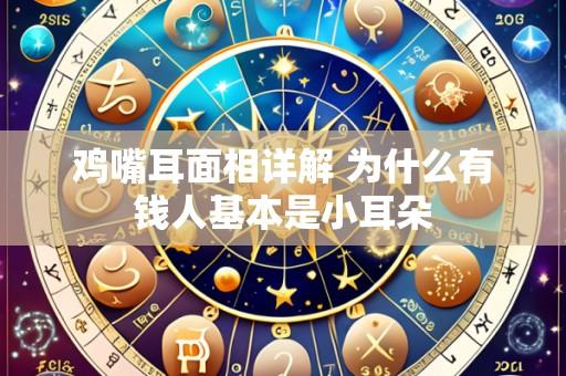鸡嘴耳面相详解 为什么有钱人基本是小耳朵