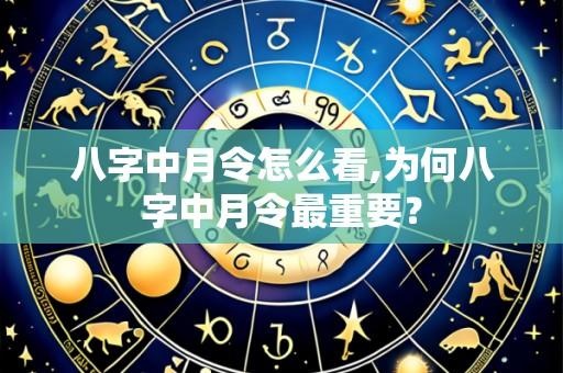 八字中月令怎么看,为何八字中月令最重要？