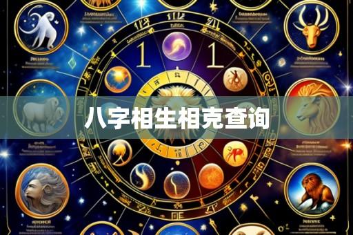 八字相生相克查询