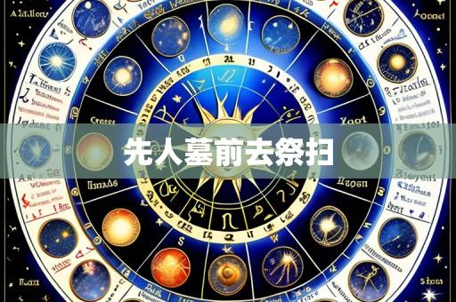 先人墓前去祭扫